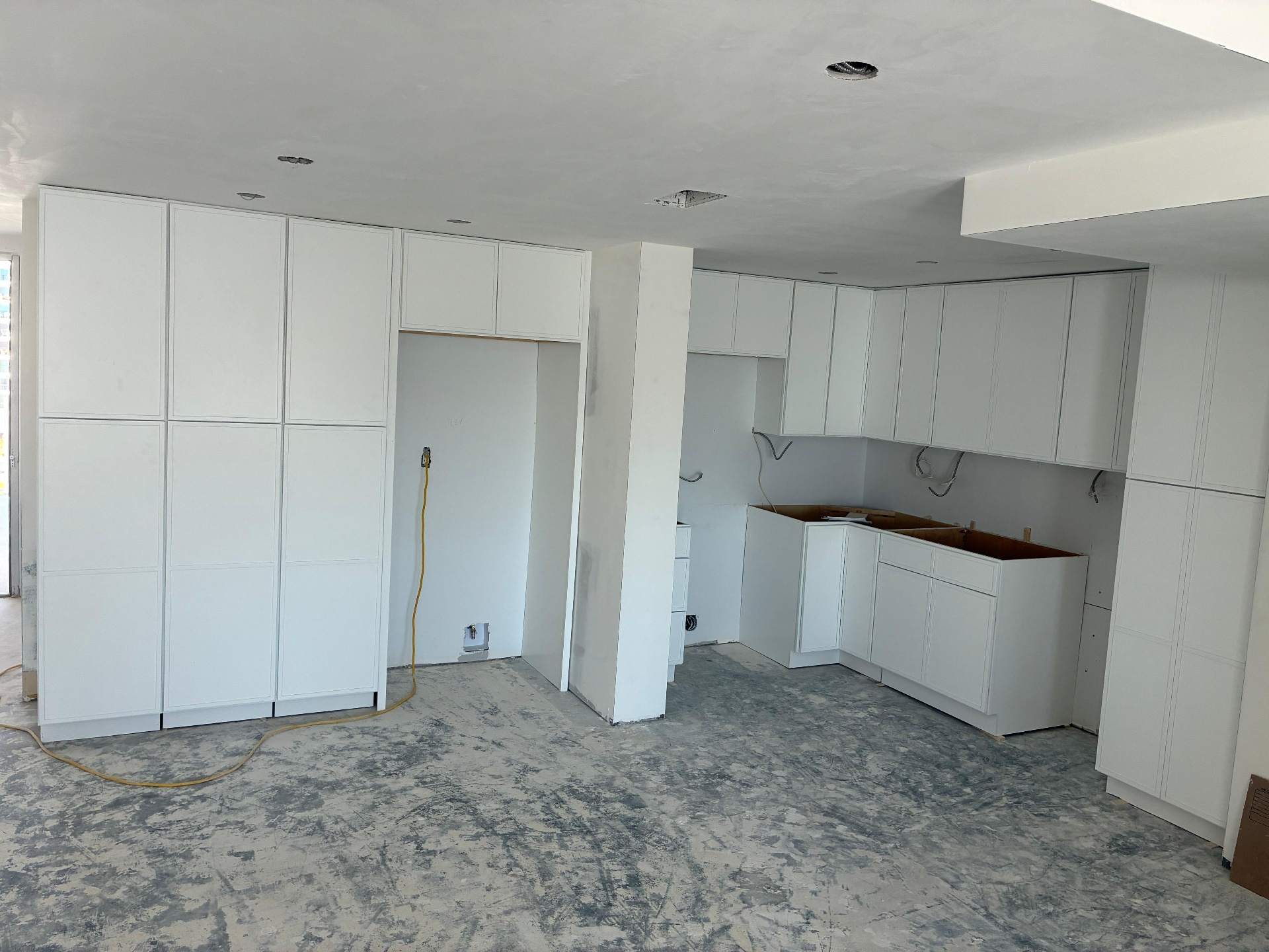 Full white kitchen renovation in Southwest Florida